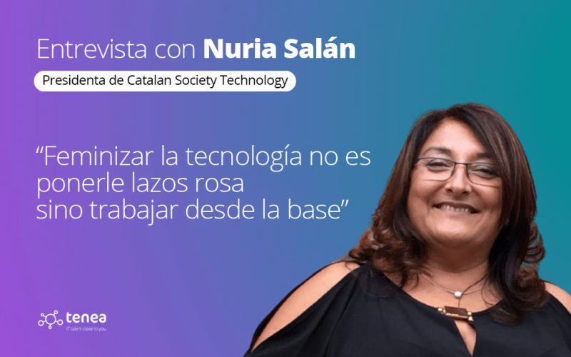Nuria Salan, nos hace pensar sobre la urgente neceidad de incorporar a las niñas a las carreras STEM