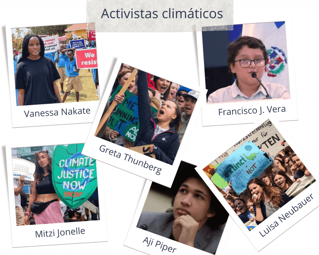 activistas climáticos